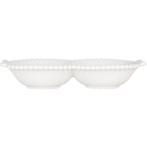 Clayre & Eef 6CEBO0202M Bol blanc 18x7x3 cm 75 ml Céramique style rustique