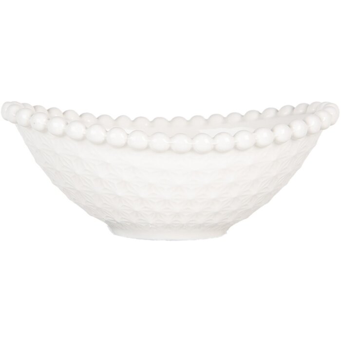 Clayre & Eef 6CEBO0204 Coupe blanche 12x8x4 cm 75 ml
