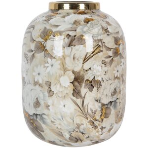 Clayre & Eef 65890 Décoration Vase Fer Beige...