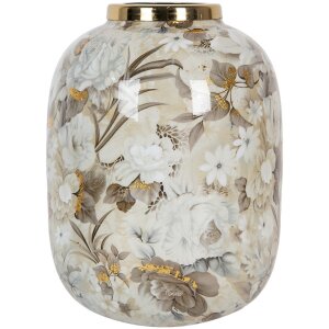 Clayre & Eef 65890 Décoration Vase Fer Beige...