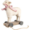 Clayre & Eef Figurine décorative Mouton style campagnard Polyrésine Beige Marron 17x9x20 cm
