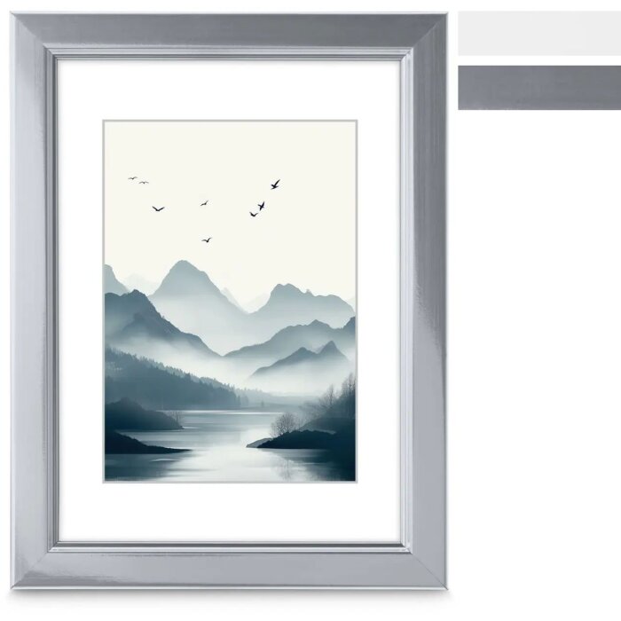 Hama cadre plastique Chill blanc argent 10x15 cm 13x18 cm 15x20 cm 30x40 cm