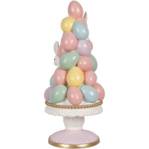 Clayre & Eef 5MG0057 Décoration Lapin Ø 27x61 cm style campagnard