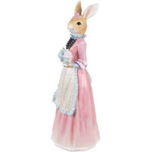 Clayre & Eef Décoration Lapin Beige Rose...