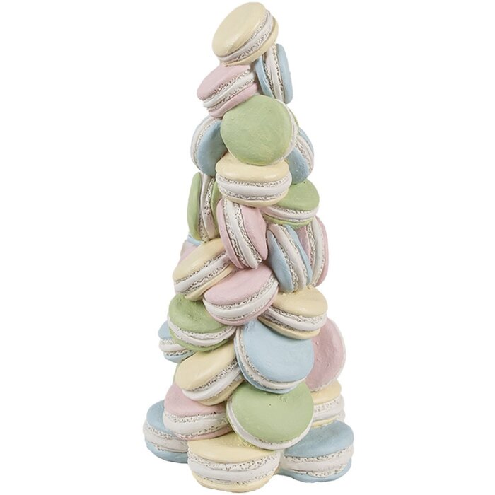 Clayre & Eef 6PR5165 Décoration Gâteau Macaron Ø 12x25 cm