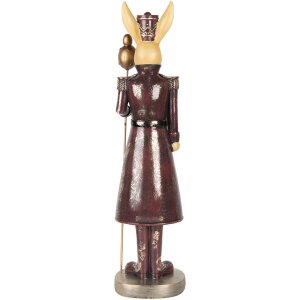 Clayre & Eef Lapin décoratif 6PR5467 style rustique Polyrésine 13x12x47 cm