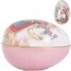 Clayre & Eef Œuf décoratif Fer blanc Rose 8x13 cm Nostalgie Décoration de Pâques