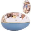 Clayre & Eef Œuf décoratif style campagnard fer blanc bleu 7x11x7 cm
