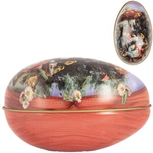 Clayre & Eef décoration œuf 7x11x7 cm...