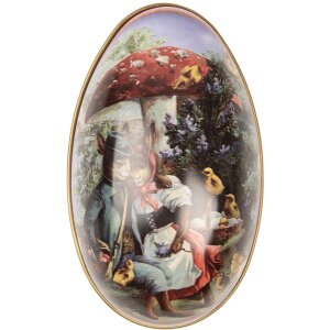 Clayre & Eef décoration œuf 7x11x7 cm...