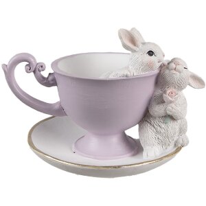 Clayre & Eef 6PR5177 Décoration Lapin Blanc...