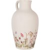 Clayre & Eef Pot décoratif style campagnard Beige Rose Ø 30 cm Hauteur 50 cm