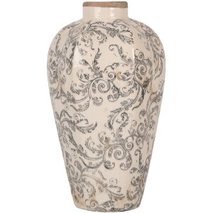Clayre & Eef 6CE1934S Vase Céramique Beige...