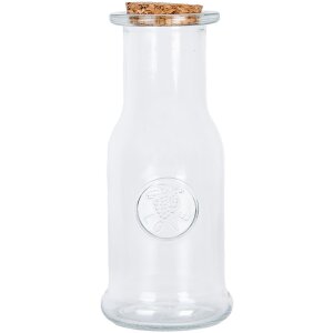 Clayre & Eef Bouteille décorative en verre...
