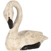 Clayre & Eef Cygnes déco Set 2 figures Style antique Beige Noir