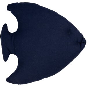 Clayre & Eef Coussin décoratif Poisson Design Maritime Blanc Bleu 40x45 cm
