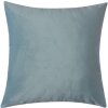 Clayre & Eef Housse de coussin 45x45 cm bleu style campagnard Entretien facile