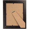 Clayre & Eef 2F1271L Cadre photo noir 20x2x25 cm 15x20 cm MDF verre