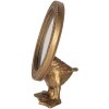 Clayre & Eef 62S308 Miroir sur pied décoratif Doré 13x6x16 cm