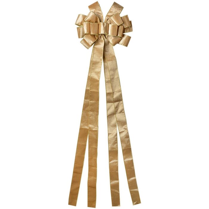 Clayre & Eef 65975GO Noeud décoratif 33x135 cm Doré