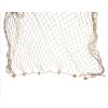 Clayre & Eef 66072 Décoration Filet de pêche Beige 200x400 cm style rustique