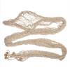 Clayre & Eef 66072 Décoration Filet de pêche Beige 200x400 cm style rustique
