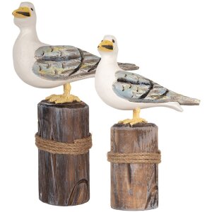 Clayre & Eef Oiseaux déco sur piquets en bois...