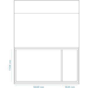 Boîte à photos USB ZEP Lodi Beige Toile 23x12,5x5 cm sans clé USB