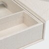 Boîte à photos USB ZEP Lodi Beige Toile 23x12,5x5 cm sans clé USB