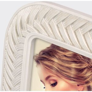 Cadre photo ZEP polyrésine Ryes 13x18 cm blanc