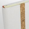 ZEP Album photo Symphony 8 couverture tissu coeurs liège blanc crème 23x23 cm