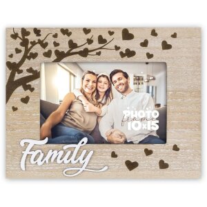 Cadre photo en bois ZEP Vittoria Horizontal 10x15 cm
