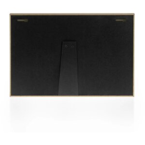 ZEP cadre double Elvas pour 10x15 et 13x18 cm en bois blanc noir