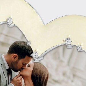 Cadre photo métallique ZEP Debussy 14x16 cm en...