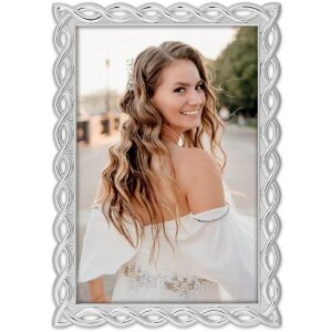 Cadre photo métallique ZEP Bizet 10x15 cm avec dos...