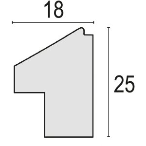 ZEP PS Cadre Levanto B 20x30 cm Gris