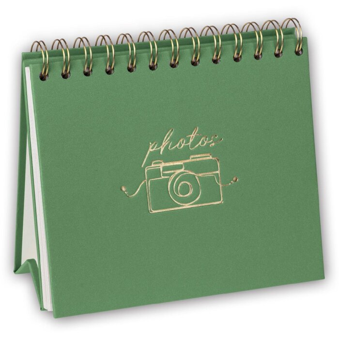 Album spirale ZEP RQ4640V Oliver vert 10x15 cm