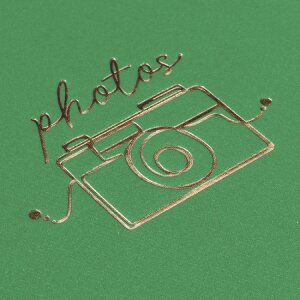 Album spirale ZEP RQ4640V Oliver vert 10x15 cm