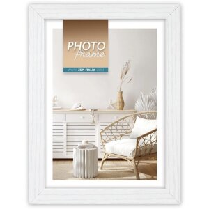 Cadre photo en bois ZEP Vivan 30x30 cm blanc