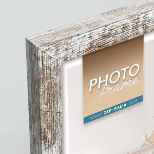 ZEP cadre photo en bois Vivan 30x45 cm bois blanchi