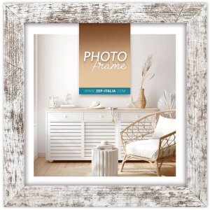ZEP cadre photo en bois Vivan 30x45 cm bois blanchi