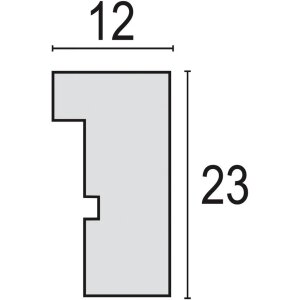 Cadre photo en bois ZEP Malmo Noir 30x30 cm avec passe-partout 20x20 cm
