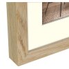 Cadre photo en bois ZEP Malmo Nature 30x30 cm avec passe-partout 20x20 cm