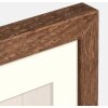 Cadre photo en bois ZEP Malmo Marron 10x15 cm avec passe-partout 7x10 cm
