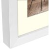 Cadre photo en bois ZEP Malmo blanc 10x15 cm avec passe-partout 7x10 cm