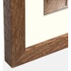 Cadre photo en bois ZEP Malmo Marron 40x50 cm avec passe-partout 30x40 cm
