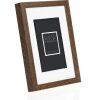 Cadre photo en bois ZEP Malmo Marron 40x50 cm avec passe-partout 30x40 cm