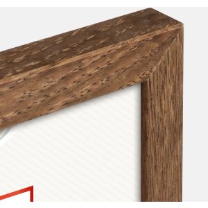 Cadre certificat ZEP bois brun 29.7x42 cm DIN A3