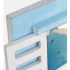 Cadre photo en bois ZEP Procida bleu 10x15 cm avec volets