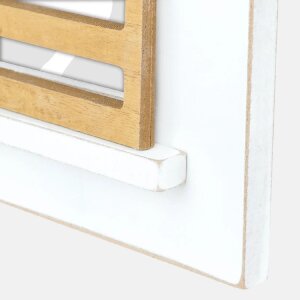 Cadre photo en bois ZEP Ravello pour 2 photos 10x15 cm Blanc Naturel